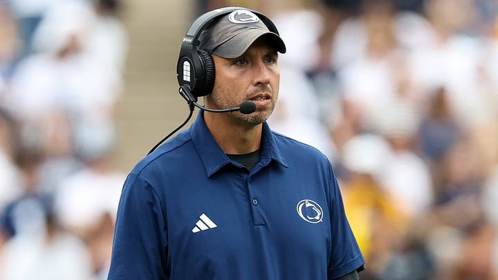 Sep 19, 2026; University Park, Pennsylvania, USA; Penn State Nittany Lions head coach Matt Campbell looks on from the sideline during the fourth quarter against the Buffalo Bulls at West Shore Home Field at Beaver Stadium. Mandatory Credit: Matthew O'Haren-Imagn Images Sep 19, 2026; University Park, Pennsylvania, USA; Penn State Nittany Lions head coach Matt Campbell looks on from the sideline during the fourth quarter against the Buffalo Bulls at West Shore Home Field at Beaver Stadium. Mandatory Credit: Matthew O'Haren-Imagn Images