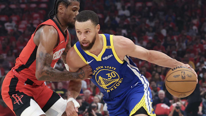 Curry has been playing with a wrap on his thumb 