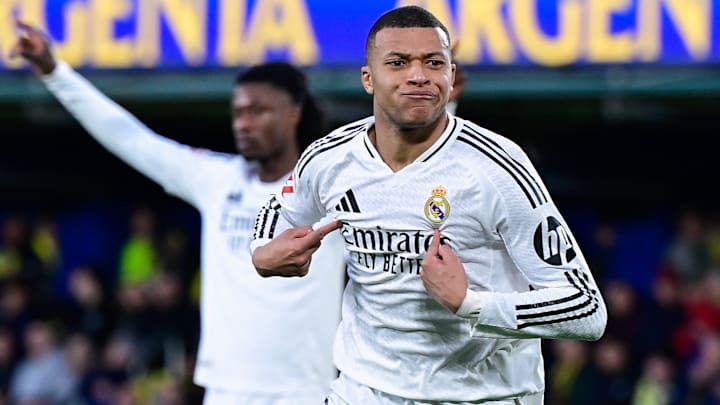 Kylian Mbappe's brace helped Real Madrid beat Villarreal