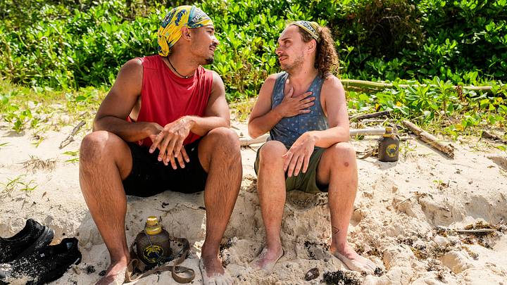 (L-R): Devin Way and Danny “Kilby” Kilby in Survivor season 51 episode 3
