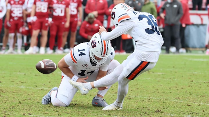 Auburn kicker Alex McPherson's bounce-back game sparked the Tigers to a win. Auburn kicker Alex McPherson's bounce-back game sparked the Tigers to a win.