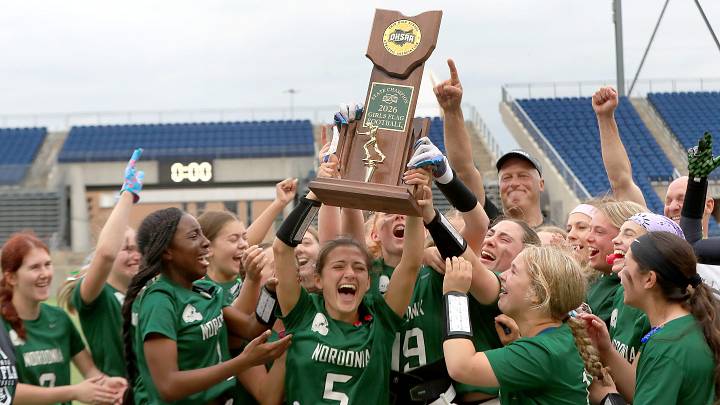 The Nordonia Knights defeated Mount Notre Dame, 20-19, in the inaugural OHSAA flag football final held at Tom Benson Hall of Fame Stadium on May 16, 2026. OHSAA unanimously voted to make flag football a sanctioned sport in Ohio.