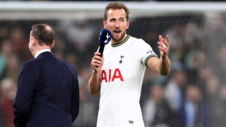 Kane was interviewed after Spurs beat Man City
