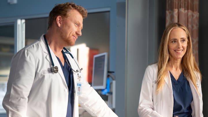 GREYÕS ANATOMY - ÒYou Make My Heart ExplodeÓ - During a high-stress day at Grey Sloan Memorial, the fates of a patient in critical condition and a helicopter-bound medical team hang in the balance. Teddy and Owen work on their marriage, while Bailey, Blue and Link treat a hospital employee. THURSDAY, OCT. 24 (10:00-11:00 p.m. EDT) on ABC.