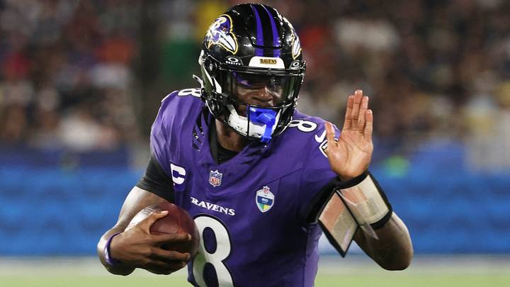 Football - NFL - Baltimore Ravens v Dallas Cowboys - Estadio Maracana, Rio de Janeiro, Brazil - September 27, 2026 Baltimore Ravens' Lamar Jackson in action REUTERS/Sergio Moraes Football - NFL - Baltimore Ravens v Dallas Cowboys - Estadio Maracana, Rio de Janeiro, Brazil - September 27, 2026 Baltimore Ravens' Lamar Jackson in action REUTERS/Sergio Moraes