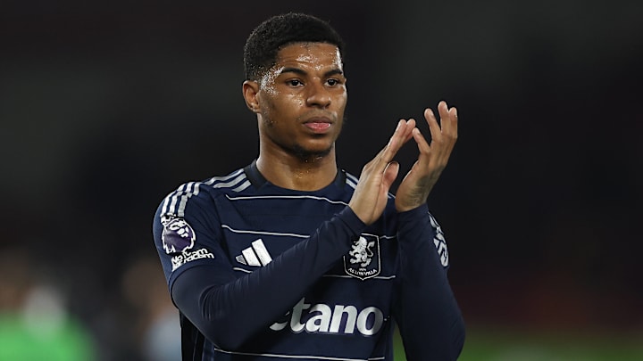 Marcus Rashford has directly contributed to nine goals while making 10 starts for Aston Villa this season