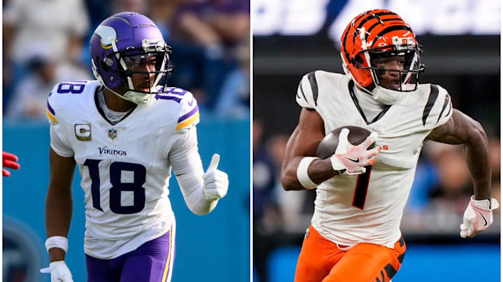 Justin Jefferson and Ja'Marr Chase are NFL's two leading receivers this season.