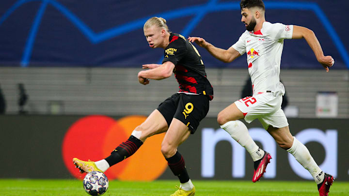 Manchester City e RB Leipzig disputam vaga nas quartas de final da Champions League.