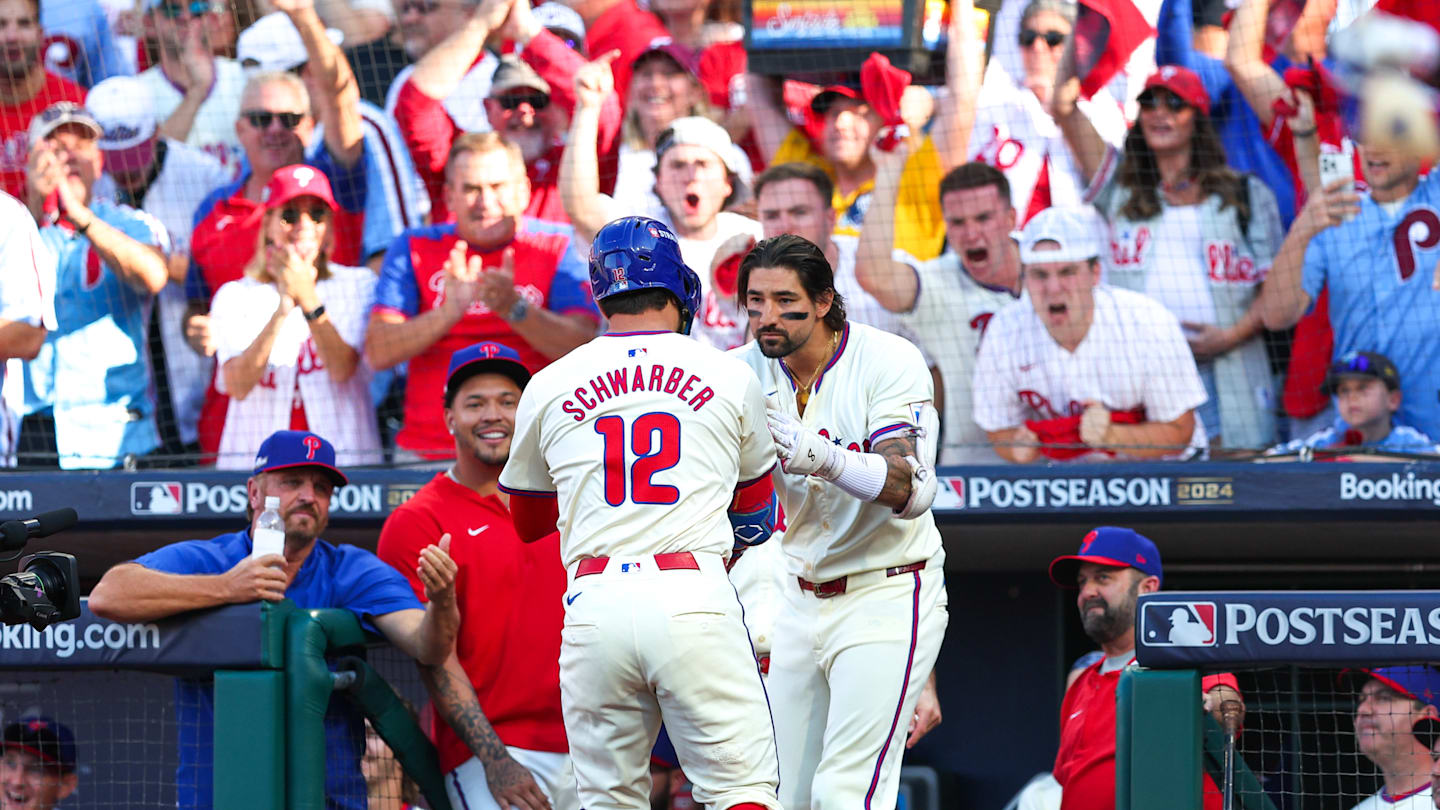 Detailed The Phillies Weren't Letting Kyle Schwarber Get Away And Pete Alonso Knows It Photo Digital Art