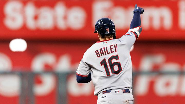 Sep 25, 2026; Kansas City, Missouri, USA;  Cleveland Guardians catcher Patrick Bailey (16) rounds the bases after hitting a home run during the second inning against the Kansas City Royals at Kauffman Stadium.  Mandatory Credit: William Purnell-Imagn Images