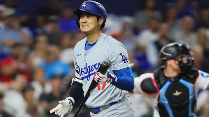 Los Angeles Dodgers v Miami Marlins