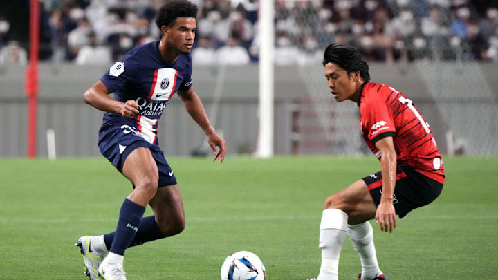 Warren Zaïre-Emery a fait très forte impression lors du match amical contre Urawa. 