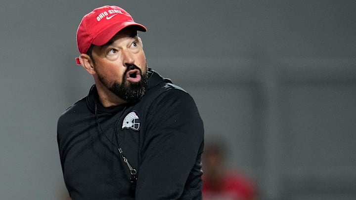 Ohio State Buckeyes head coach Ryan Day. Ohio State Buckeyes head coach Ryan Day.