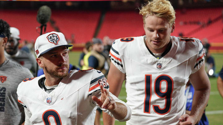 Kicker Cairo Santos (left) and punter Tory Taylor are well equipped for the brave new NFL world of unorthodox kicking and punting.