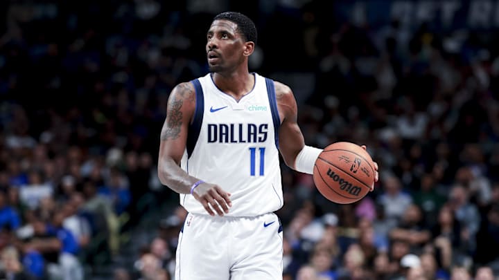 Kyrie Irving and the Dallas Mavericks currently hold the No. 10 seed in the NBA's Western Conference.