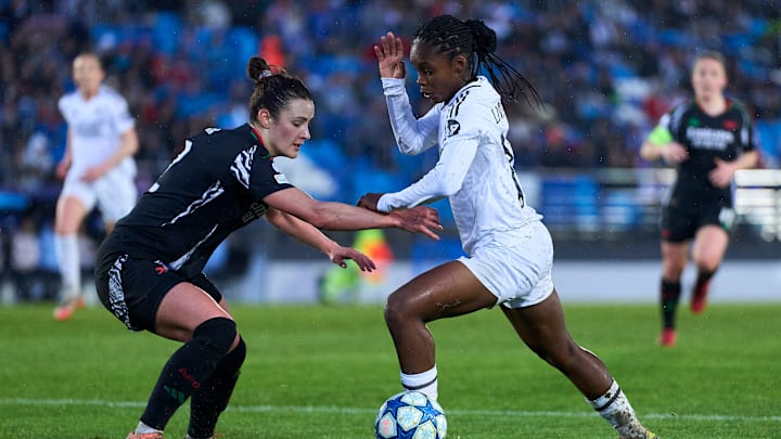 Real Madrid, de Linda Caicedo, venceu a ida por 2 a 0