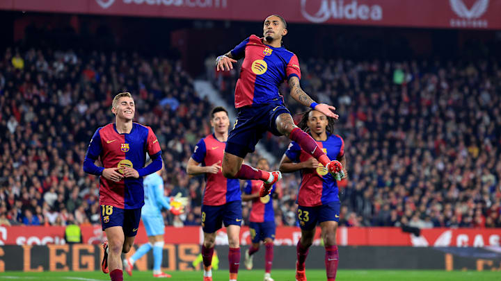 Raphinha faz grande temporada com a camisa blaugrana