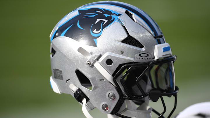 Carolina Panthers helmet.