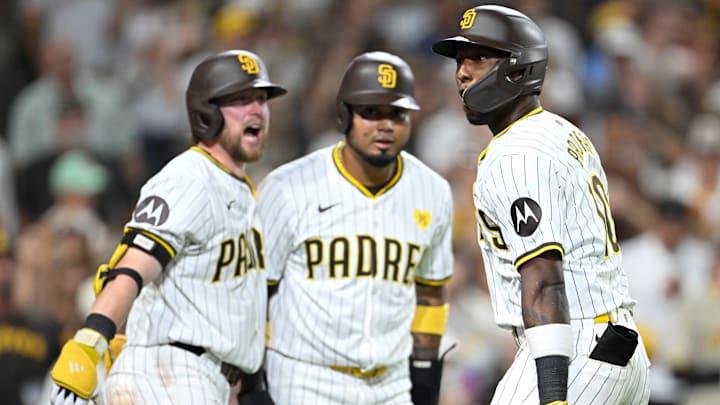 Former San Diego Padres Jurickson Profar was named a potential fit for the Minnesota Twins in free agency.