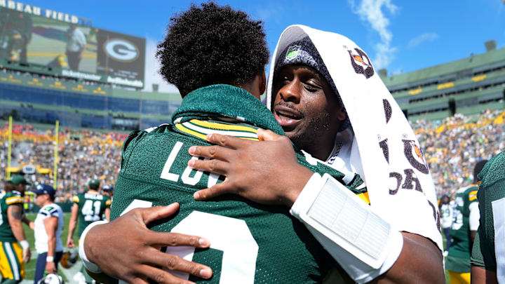Jordan Love and Geno Smith