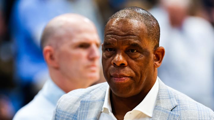 UNC basketball head coach Hubert Davis