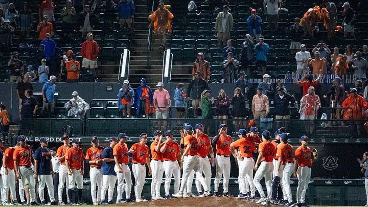 The Auburn Tigers are two wins away from getting to the College World Series. 