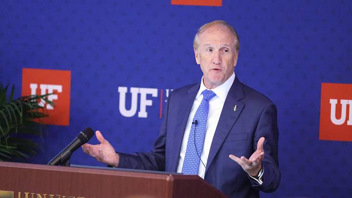 Stuart Bell has been unanimously voted by the UF Board of Trustees to be the next president. Stuart Bell has been unanimously voted by the UF Board of Trustees to be the next president.