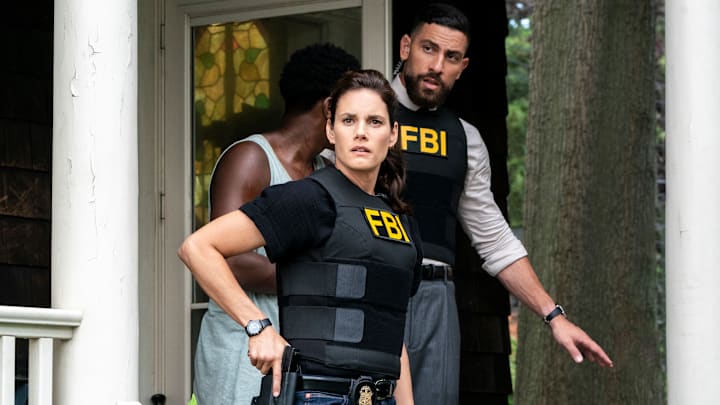 “Takeover” – FBI. Pictured (L-R): Missy Peregrym as Special Agent Maggie Bell and Zeeko Zaki as Special Agent Omar Adom ‘OA’ Zidan. “Takeover” – FBI. Pictured (L-R): Missy Peregrym as Special Agent Maggie Bell and Zeeko Zaki as Special Agent Omar Adom ‘OA’ Zidan.