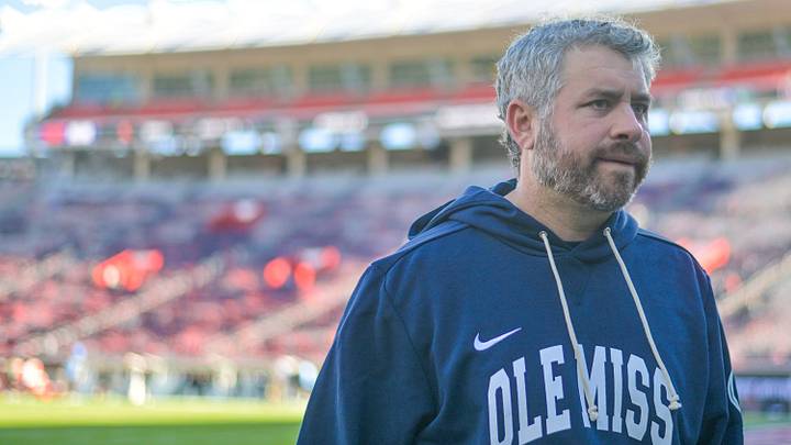 Ole Miss Head Coach Pete Golding is seen before the Ole Miss vs. Tulane College Football Playoff game in Oxford, Miss. on Saturday, Dec. 20, 2025.