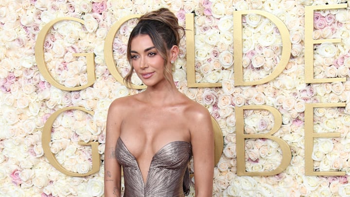 Brianna LaPaglia at the 82nd Annual Golden Globe Awards at the Beverly Hilton Hotel in Beverly Hills, California on Sunday, Jan. 5, 2025. 