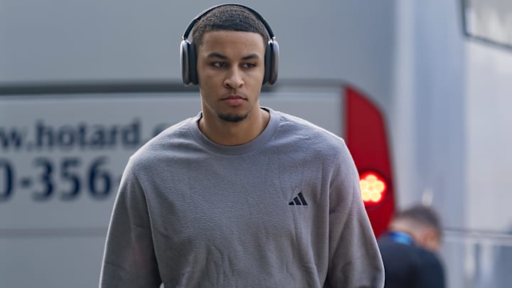 Apr 19, 2024; New Orleans, Louisiana, USA; Sacramento Kings forward Keegan Murray (13) arrives at the arena before a play-in game of the 2024 NBA playoffs against the New Orleans Pelicans at Smoothie King Center. Mandatory Credit: Stephen Lew-Imagn Images Apr 19, 2024; New Orleans, Louisiana, USA; Sacramento Kings forward Keegan Murray (13) arrives at the arena before a play-in game of the 2024 NBA playoffs against the New Orleans Pelicans at Smoothie King Center. Mandatory Credit: Stephen Lew-Imagn Images