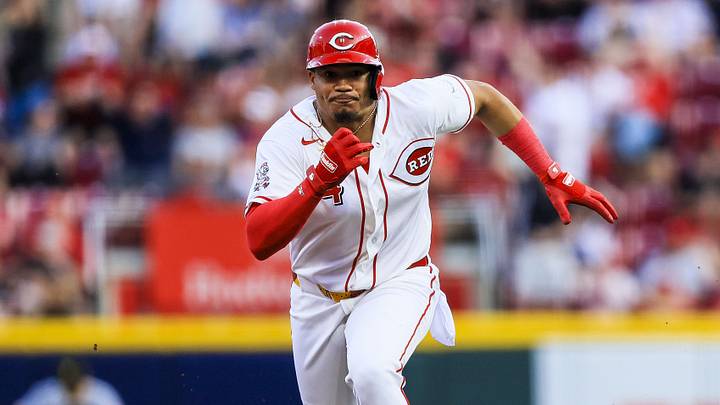 Cincinnati Reds outfielder Noelvi Marte (4) runs the bases