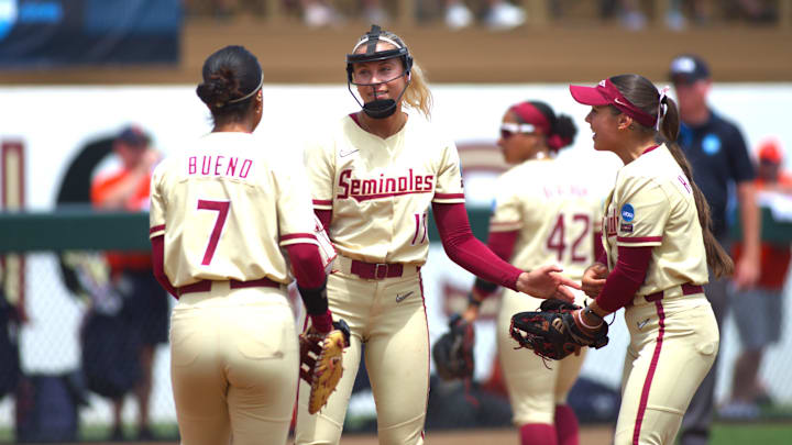 FSU softball faces Auburn in the NCAA Regional Championship game at JoAnne Graff field at Seminole Softball Complex on May 18, 2025