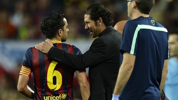 Xavi y Simeone, una guerra que viene de lejos