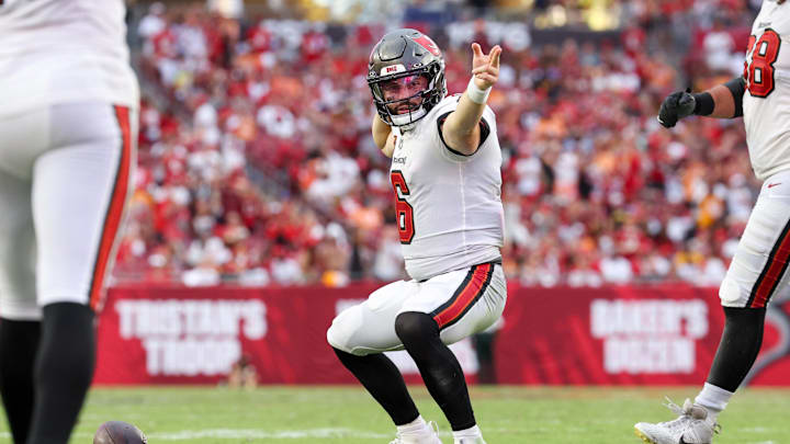Tampa Bay Buccaneers quarterback Baker Mayfield 