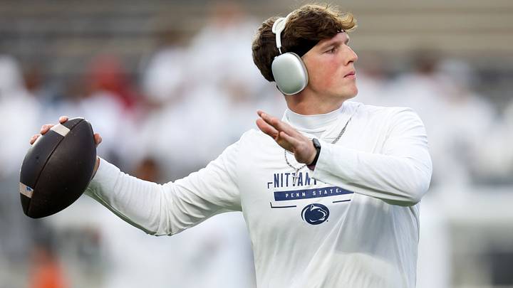 Penn State Nittany Lions quarterback Alex Manske (7) Penn State Nittany Lions quarterback Alex Manske (7)