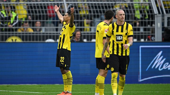 Jude Bellingham bejubelt seinen Treffer Jude Bellingham bejubelt seinen Treffer