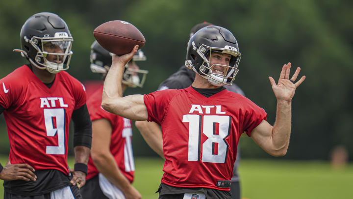 The Atlanta Falcons invested heavily in the quarterback room. ESPN thinks too heavily. The Atlanta Falcons invested heavily in the quarterback room. ESPN thinks too heavily.
