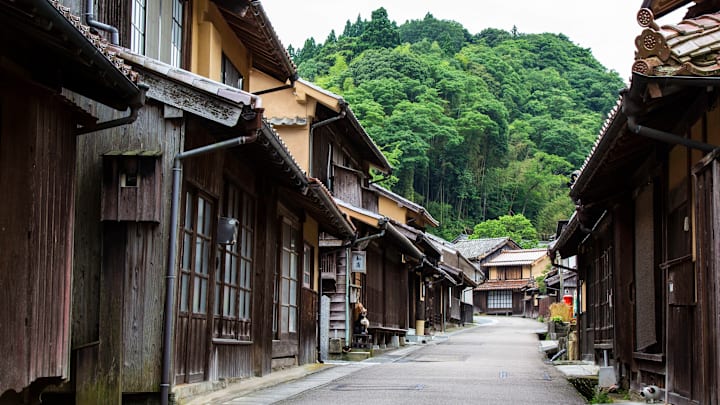 Omori Iwami Ginzan Townscape - The townscape of Omori...