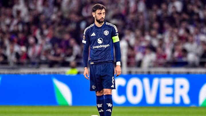 Olympique Lyonnais v Manchester United - UEFA Europa League 2024/25 Quarter Final First Leg
