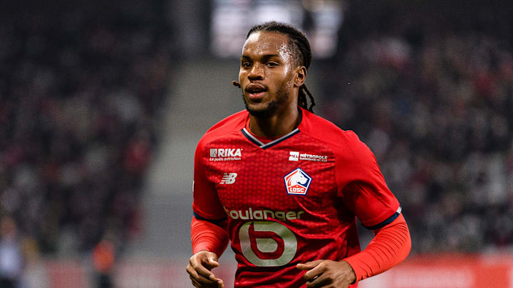 Renato Sanches in campo con il Lille