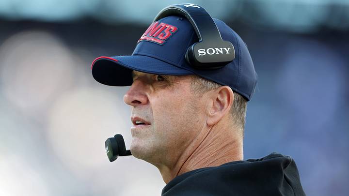 New York Giants - head coach John Harbaugh