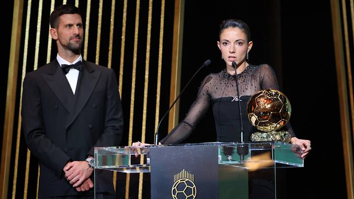 Novak Djokovic handed out the 2023 Women's Ballon d'Or