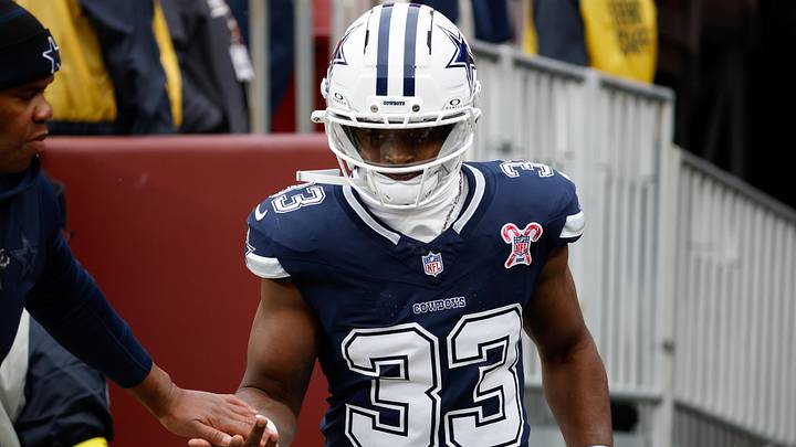 Dallas Cowboys running back Javonte Williams. Dallas Cowboys running back Javonte Williams.