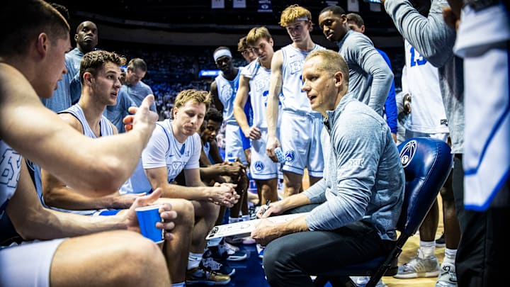 BYU basketball head coach Kevin Young
