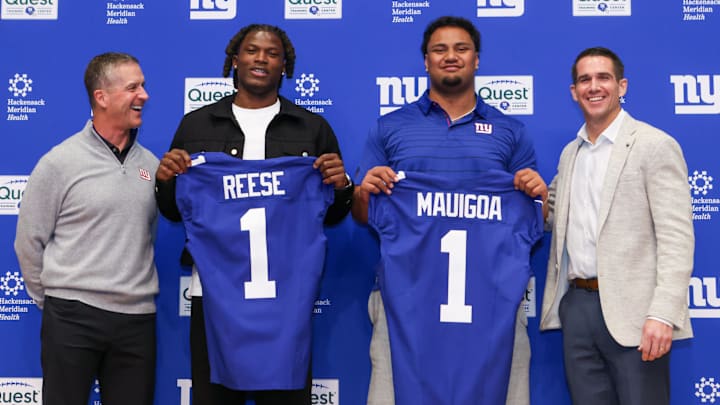 The Giants strengthened their roster with Arvell Reese and Francis Mauigoa in the first round.