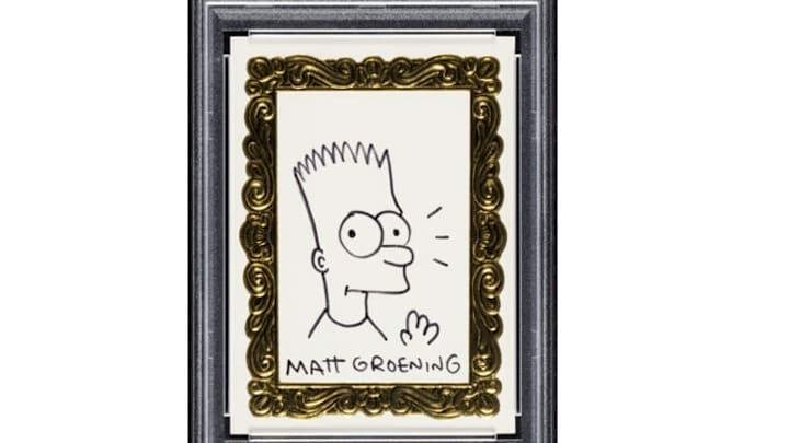 1993 Skybox Simpsons - Art DeBart - Bart - Matt Groening PSA 10