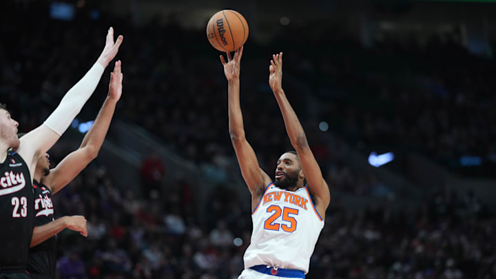 New York Knicks small forward Mikal Bridges is a solid prop target tonight.