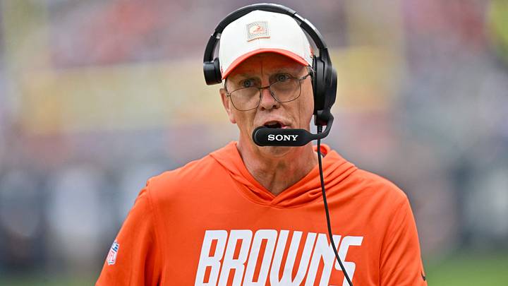 Aug 15, 2026; Chicago, Illinois, USA; Cleveland Browns head coach Todd Monken looks on during the first half against the Chicago Bears at Soldier Field. Mandatory Credit: Patrick Gorski-Imagn Images Aug 15, 2026; Chicago, Illinois, USA; Cleveland Browns head coach Todd Monken looks on during the first half against the Chicago Bears at Soldier Field. Mandatory Credit: Patrick Gorski-Imagn Images
