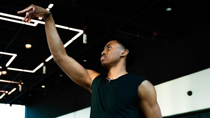 Former Alabama guard Josh Primo in an Instagram post from June. Former Alabama guard Josh Primo in an Instagram post from June.